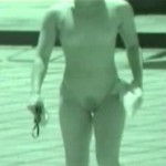 ( 盗撮 ) 赤外線盗撮　競泳水着の女子大生①　透けすぎ・・【完】